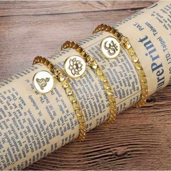 Tibetan Copper Bead Bracelets For Men Women Handmade Braided Buddhist Bracelet Set Lucky Rope Bracelet For Protection